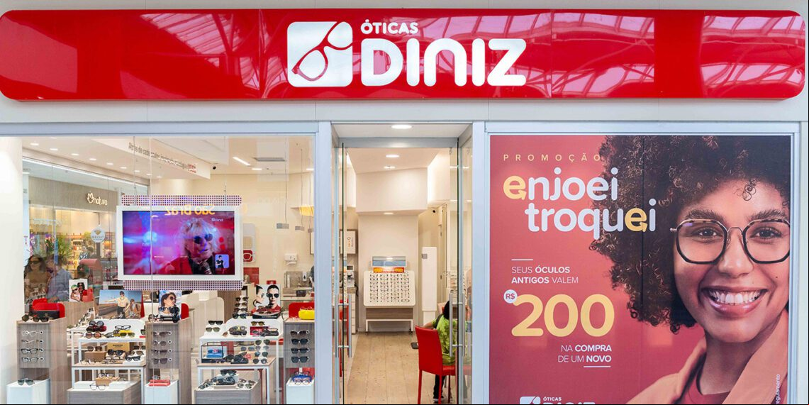 Óticas Diniz investem na expansão da rede de franquias com foco em cidades menores